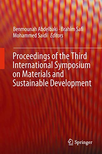 Proceedings of the Third International Symposium on Materials and Sustainable Development