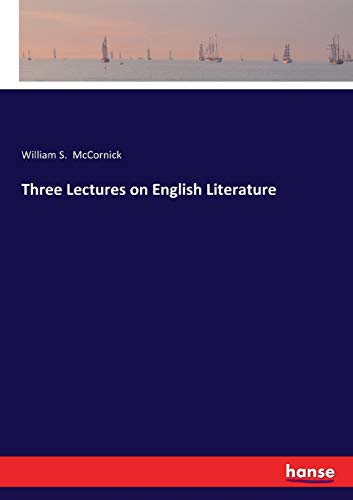 Three Lectures on English Literature