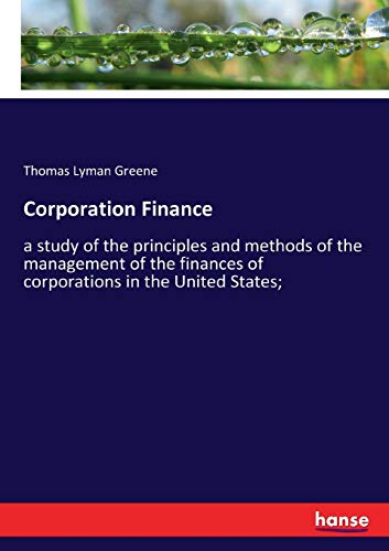 Corporation Finance