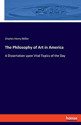The Philosophy of Art in America