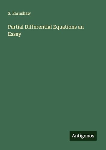Partial Differential Equations an Essay