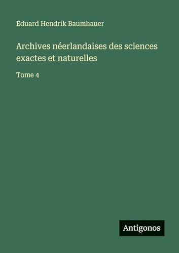 Archives néerlandaises des sciences exactes et naturelles