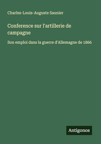 Conference sur l'artillerie de campagne