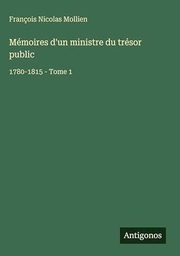 Mémoires d'un ministre du trésor public