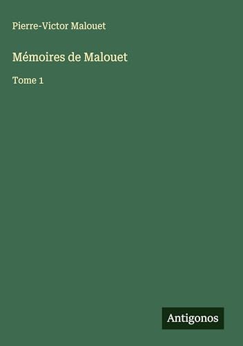 Mémoires de Malouet