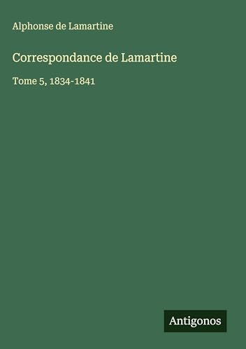 Correspondance de Lamartine