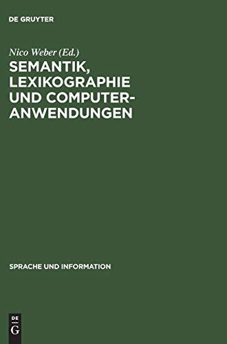 Semantik, Lexikographie und Computeranwendungen
