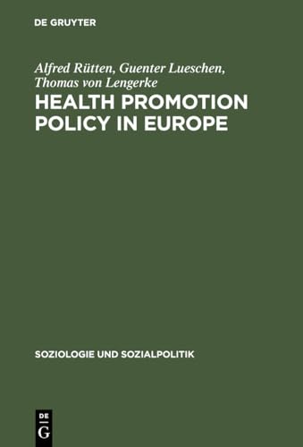 Health Promotion Policy in Europe