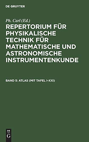 ATLAS (mit Tafel I-XXI)