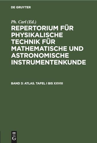 Atlas. Tafel I bis XXVIII
