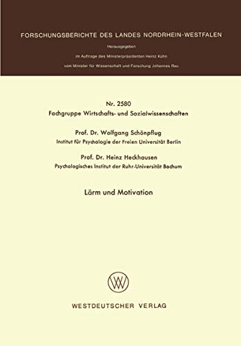 Lärm und Motivation