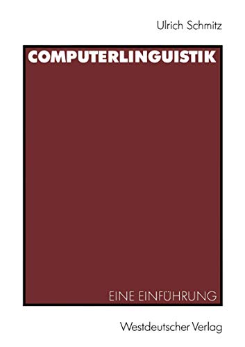 Computerlinguistik