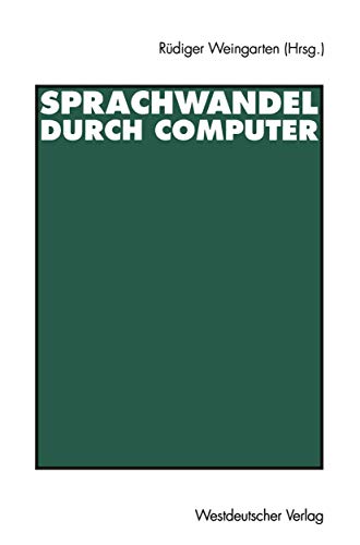 Sprachwandel Durch Computer