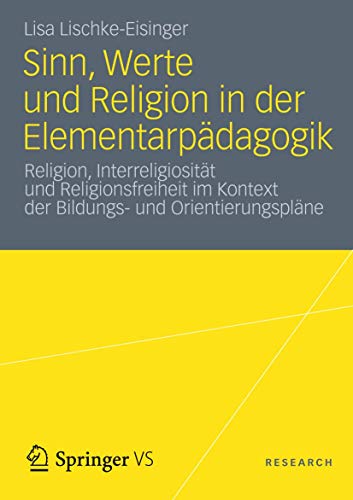 Sinn, Werte Und Religion in Der Elementarpadagogik