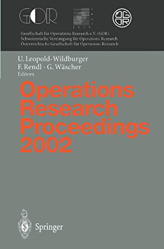 Operations Research Proceedings 2002