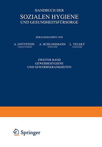 Handbuch der Sozialen Hygiene und Gesundheitsfürsorge
