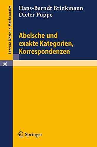 Abelsche Und Exakte Kategorien, Korrespondenzen