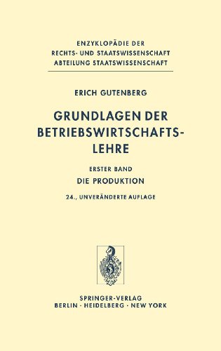 Grundlagen der Betriebswirtschaftslehre