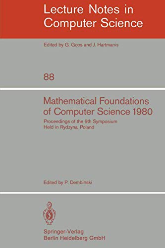 Mathematical Foundations of Computer Science 1980