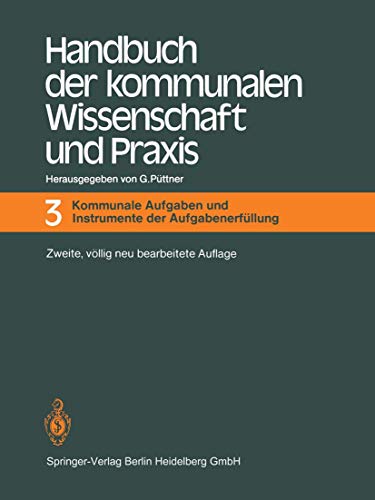 Handbuch der kommunalen Wissenschaft und Praxis