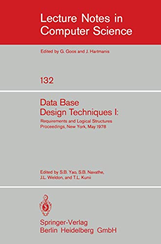 Data Base Design Techniques I