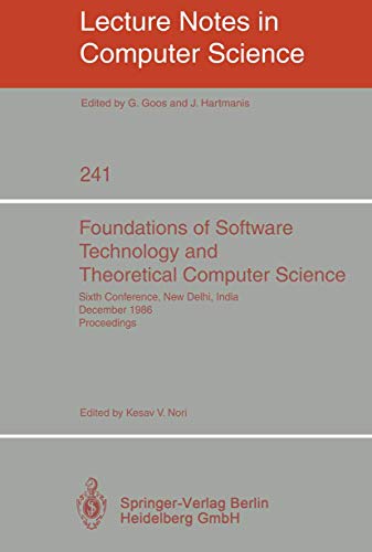 Foundations of Software Technology and Theoretical Computer Science