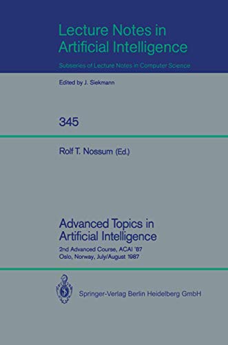 Advanced Topics in Artificial Intelligence