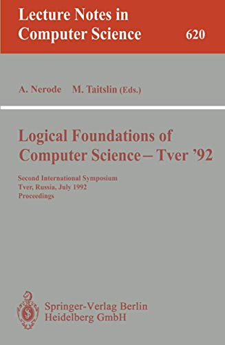 Logical Foundations of Computer Science - Tver '92