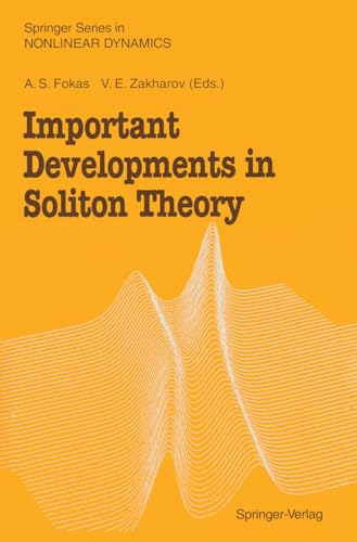 Important Developments in Soliton Theory