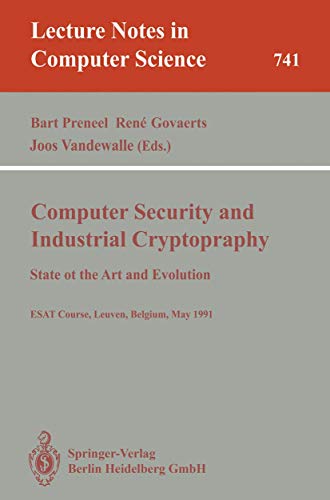 Computer Security and Industrial Cryptography