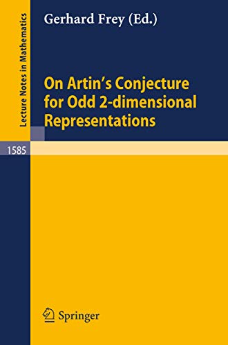 On Artin's Conjecture for Odd 2-dimensional Representations