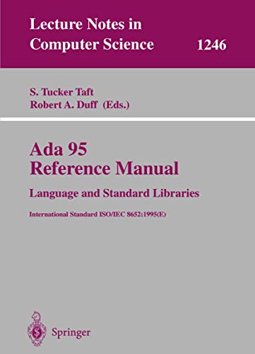 Ada 95 Reference Manual. Language and Standard Libraries