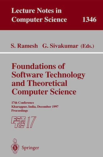 Foundations of Software Technology and Theoretical Computer Science