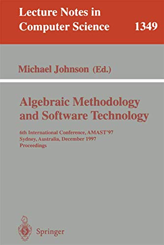 Algebraic Methodology and Software Technology