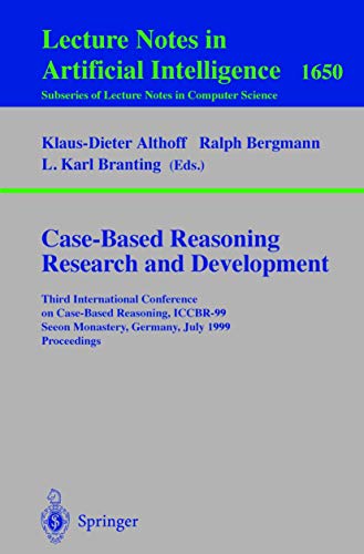 Case-Based Reasoning Research and Development