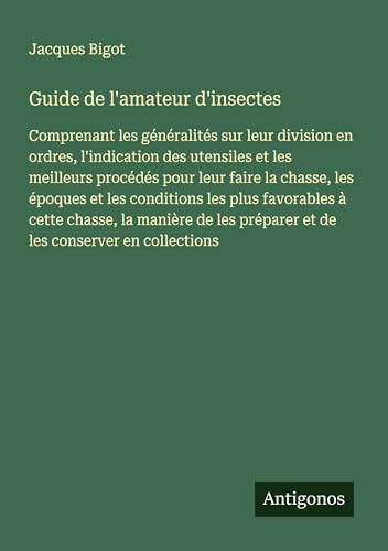 Guide de l'amateur d'insectes