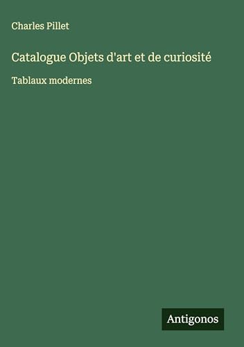Catalogue Objets d'art et de curiosité