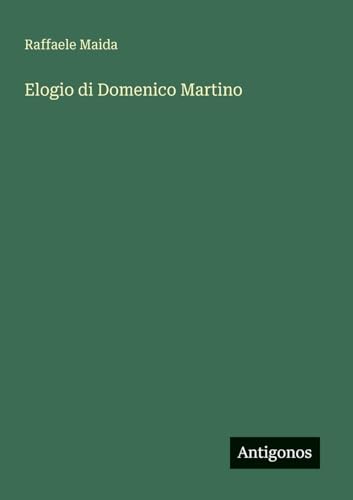 Elogio di Domenico Martino