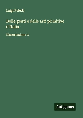 Delle genti e delle arti primitive d'Italia