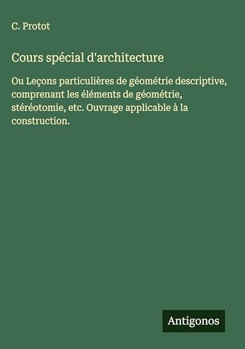 Cours spécial d'architecture