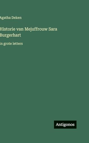 Historie van Mejuffrouw Sara Burgerhart