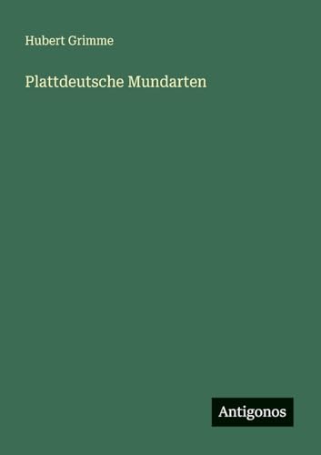 Plattdeutsche Mundarten