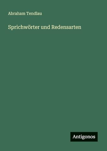 Sprichwörter und Redensarten