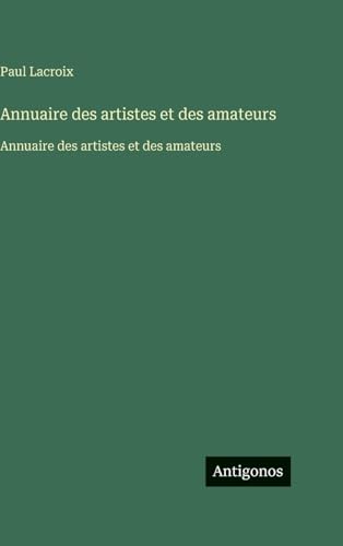 Annuaire des artistes et des amateurs