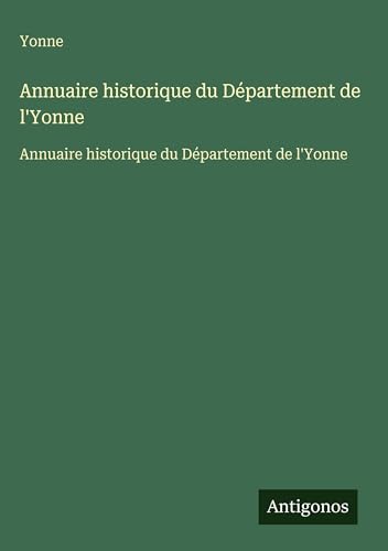Annuaire historique du Département de l'Yonne