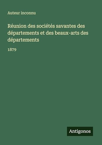 Réunion des sociétés savantes des départements et des beaux-arts des départements