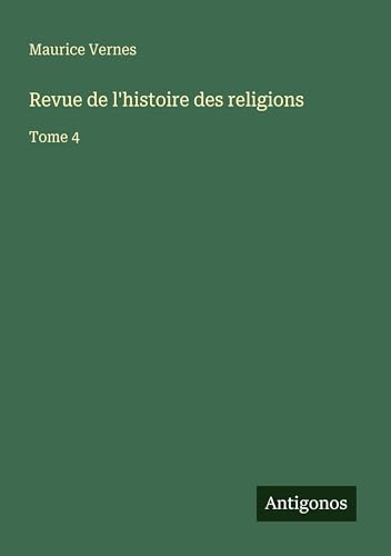 Revue de l'histoire des religions