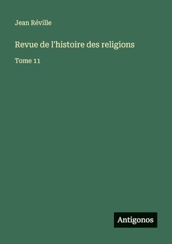 Revue de l'histoire des religions