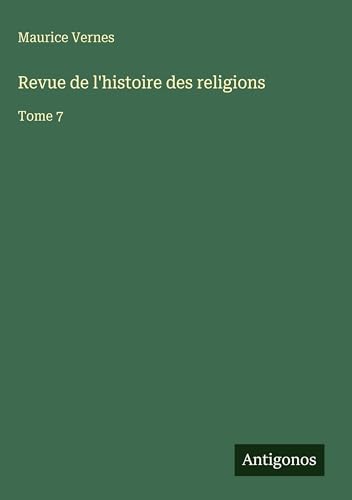 Revue de l'histoire des religions
