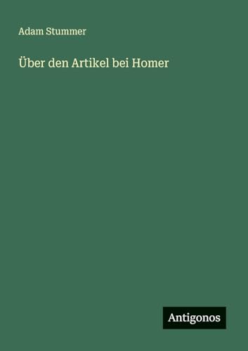 Über den Artikel bei Homer